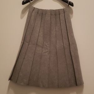 Anne Klein Wool Blend Panel Skirt